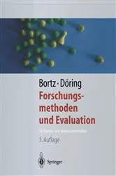 Book cover of Forschungsmethoden und Evaluation (3rd ed.) by Unknown