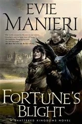 Book cover of Fortune's Blight by Evie Manieri