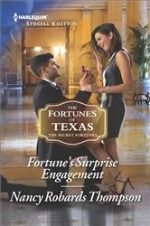 Book cover of Fortune's Surprise Engagement by Nancy Robards Thompson