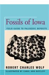 Book cover of Fossils of Iowa by Robert Wolf