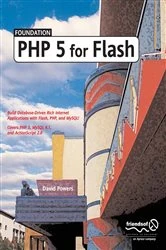 Book cover of Foundation PHP 5 for Flash by David Powers
