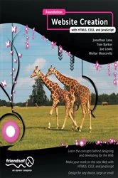 Book cover of Foundation Website Creation with HTML5, CSS3, and JavaScript by Joe Lewis