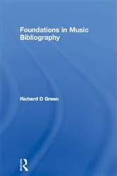 Book cover of Foundations in Music Bibliography by Richard D Green