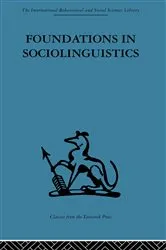 Book cover of Foundations in Sociolinguistics by Dell Hymes