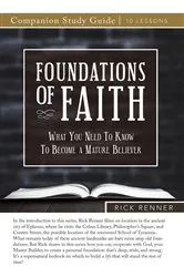Book cover of Foundations of Faith Study Guide by Rick Renner
