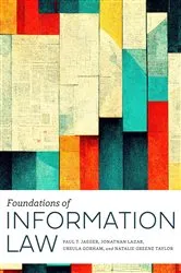Book cover of Foundations of Information Law by Paul T. Jaeger