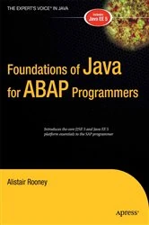 Book cover of Foundations of Java for ABAP Programmers by Alistair Rooney