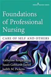 Book cover of Foundations of Professional Nursing by Katherine Renpenning