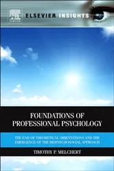 Book cover of Foundations of Professional Psychology by Timothy P. Melchert