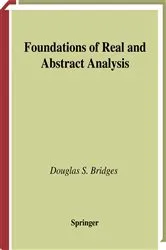 Book cover of Foundations of Real and Abstract Analysis by Douglas S. Bridges