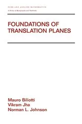 Book cover of Foundations of Translation Planes by Mauro Biliotti