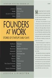 Book cover of Founders at Work by Jessica Livingston