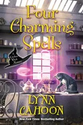 Book cover of Four Charming Spells by Lynn Cahoon