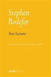 Book cover of Four Lectures by Stephen Rodefer