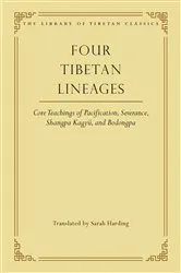 Book cover of Four Tibetan Lineages by Sarah Harding