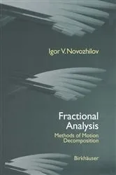 Book cover of Fractional Analysis by Unknown