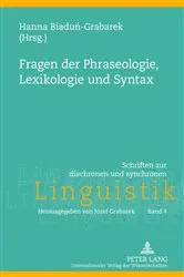 Book cover of Fragen der Phraseologie, Lexikologie und Syntax by Unknown