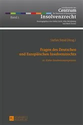 Book cover of Fragen des Deutschen und Europaeischen Insolvenzrechts by Unknown