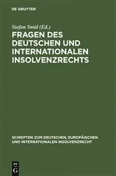 Book cover of Fragen des deutschen und internationalen Insolvenzrechts by Stefan Smid