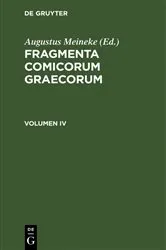 Book cover of Fragmenta Poetarum Comoediae Novae by Augustus Meineke