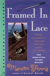 Book cover of Framed in Lace by Monica Ferris