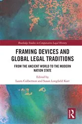 Book cover of Framing Devices and Global Legal Traditions by Laura Culbertson