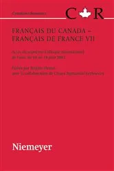 Book cover of Français du Canada – Français de France VII by Unknown