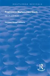 Book cover of Francesco Bartolomeo Conti by Hermine Weigel Williams