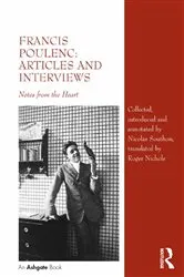 Book cover of Francis Poulenc: Articles and Interviews by Nicolas Southon