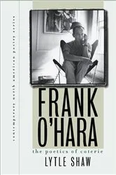 Book cover of Frank O'Hara by Lytle Shaw