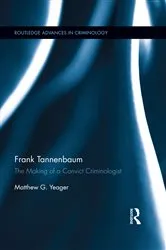 Book cover of Frank Tannenbaum by Matthew G. Yeager