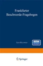 Book cover of Frankfurter Beschwerde-Fragebogen by Lilo SÃ¼llwold
