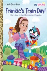 Book cover of Frankie's Train Day! (Ms. Rachel) by Mr. Aron