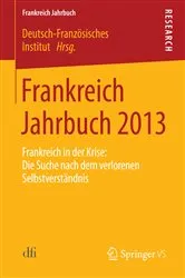 Book cover of Frankreich Jahrbuch 2013 by Deutsch-Französisches Institut