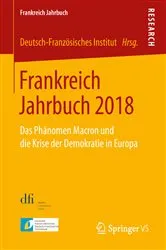 Book cover of Frankreich Jahrbuch 2018 by Deutsch-Französisches Institut