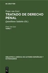 Book cover of Franz von Liszt: Tratado de derecho penal. Tomo 1 by Unknown