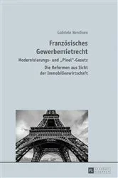 Book cover of Franzoesisches Gewerbemietrecht by Gabriele Bendixen