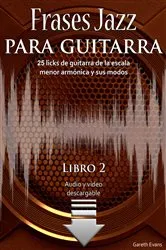 Book cover of Frases Jazz para guitarra by Evans Gareth