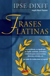 Book cover of Frases latinas by Ángela María Zanoner