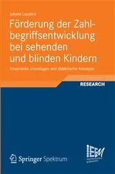 Book cover of Förderung der Zahlbegriffsentwicklung bei sehenden und blinden Kindern by Unknown