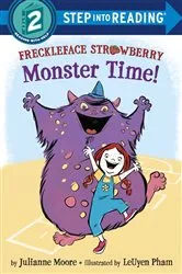 Book cover of Freckleface Strawberry: Monster Time! by Julianne Moore