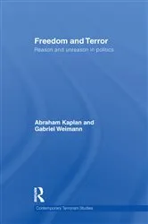 Book cover of Freedom and Terror by Gabriel Weimann