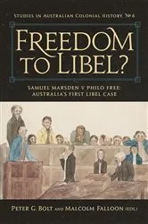 Book cover of Freedom to Libel? : Samuel Marsden v. Philo Free by Unknown