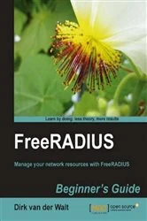 Book cover of FreeRADIUS Beginner's Guide by Dirk van derWalt