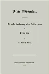 Book cover of Freie Advocatur by Unknown