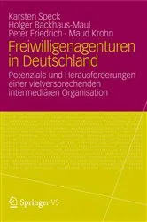 Book cover of Freiwilligenagenturen in Deutschland by Holger Backhaus-Maul