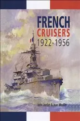 Book cover of French Cruisers, 1922–1956 by Jean Moulin