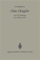Book cover of Freundesgabe für Hans Hengeler zum 70. Geburtstag am 1. Februar 1972 by Wolfgang Bernhardt