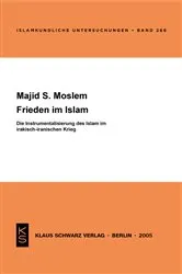 Book cover of Frieden im Islam by Majid S. Moslem