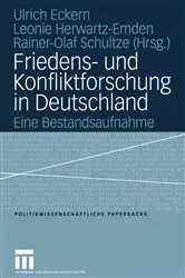 Book cover of Friedens- und Konfliktforschung in Deutschland by Tanja Zinterer